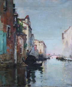 Lote 39: BOMPARD, Maurice 'CANAL DE VENECIA' 