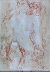 Lote 79: MANCINI, Antonio 'FIGURA DI DONNA' 