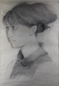 Lote 96: CARBALLO, Aída 'FIGURA FEMENINA DE PERFIL'