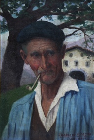 Lote 83: IBAÑEZ DE ALDECOA, Julian 'VASCO CON PIPA' 