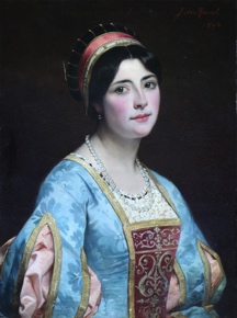 Lote 32: RAVEL, Jules Hippolyte 'RETRATO DE JOVEN MUJER' 