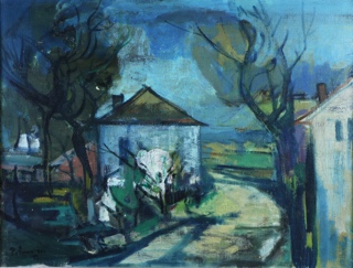 Lote 87: PALMEIRO, José 'CALLE DE PUEBLO' 