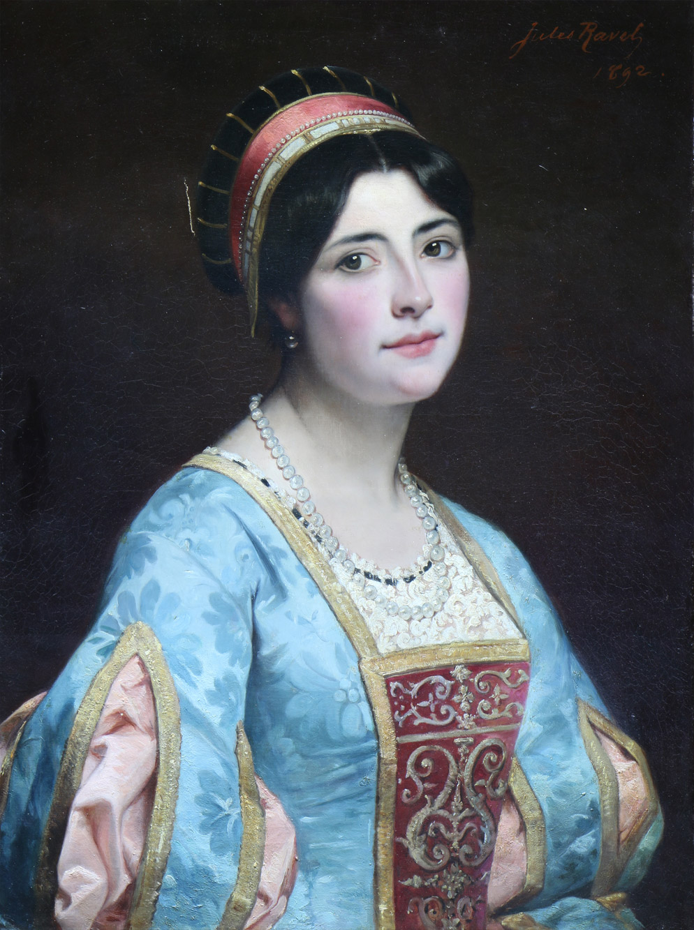 RAVEL, Jules Hippolyte 'RETRATO DE JOVEN MUJER' RAVEL, Jules Hippolyte 'RETRATO DE JOVEN MUJER'