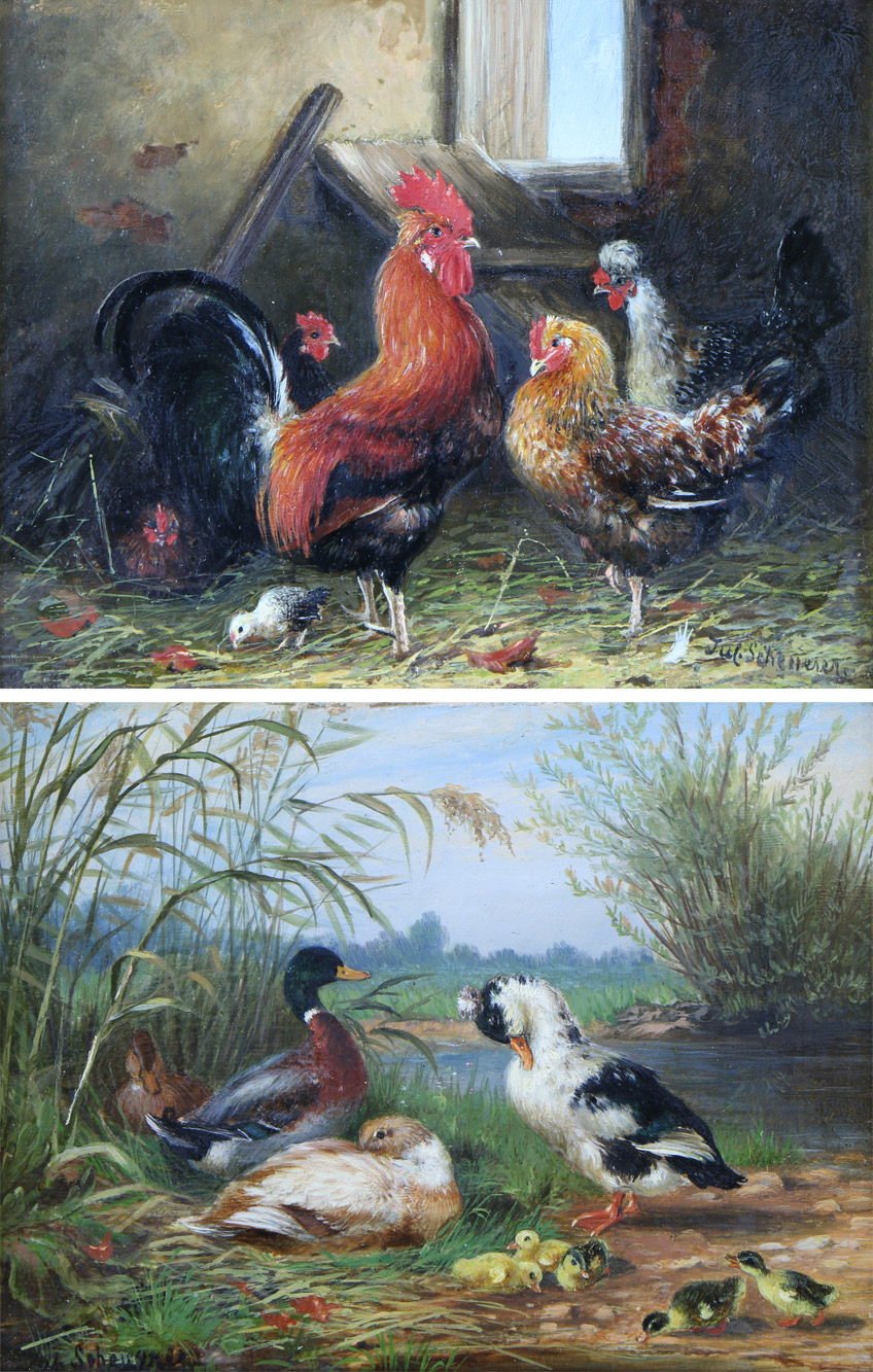 SCHEUERER, Julius 'PATOS Y GALLINAS' 