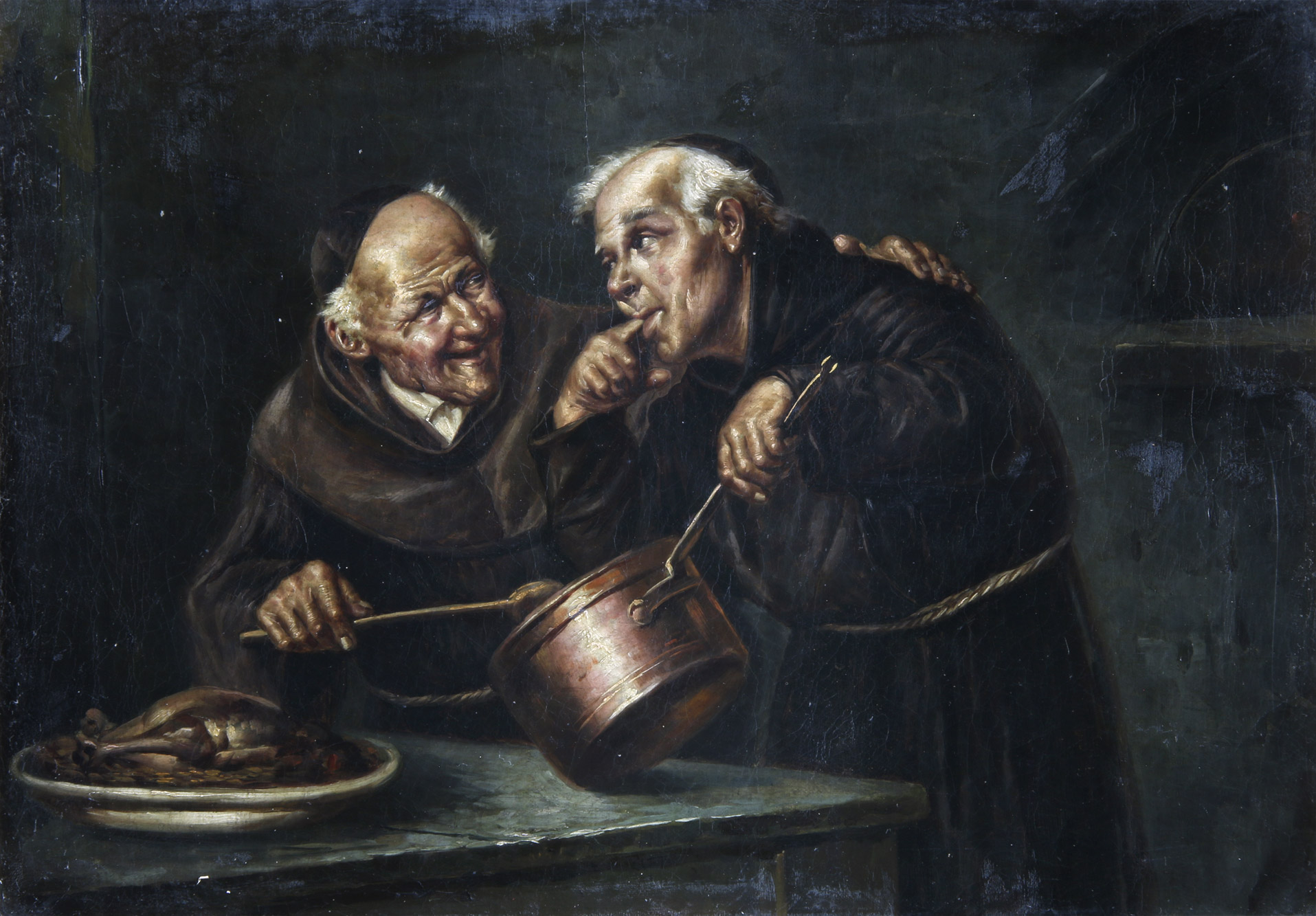  'FRAILES EN UN INTERIOR' 