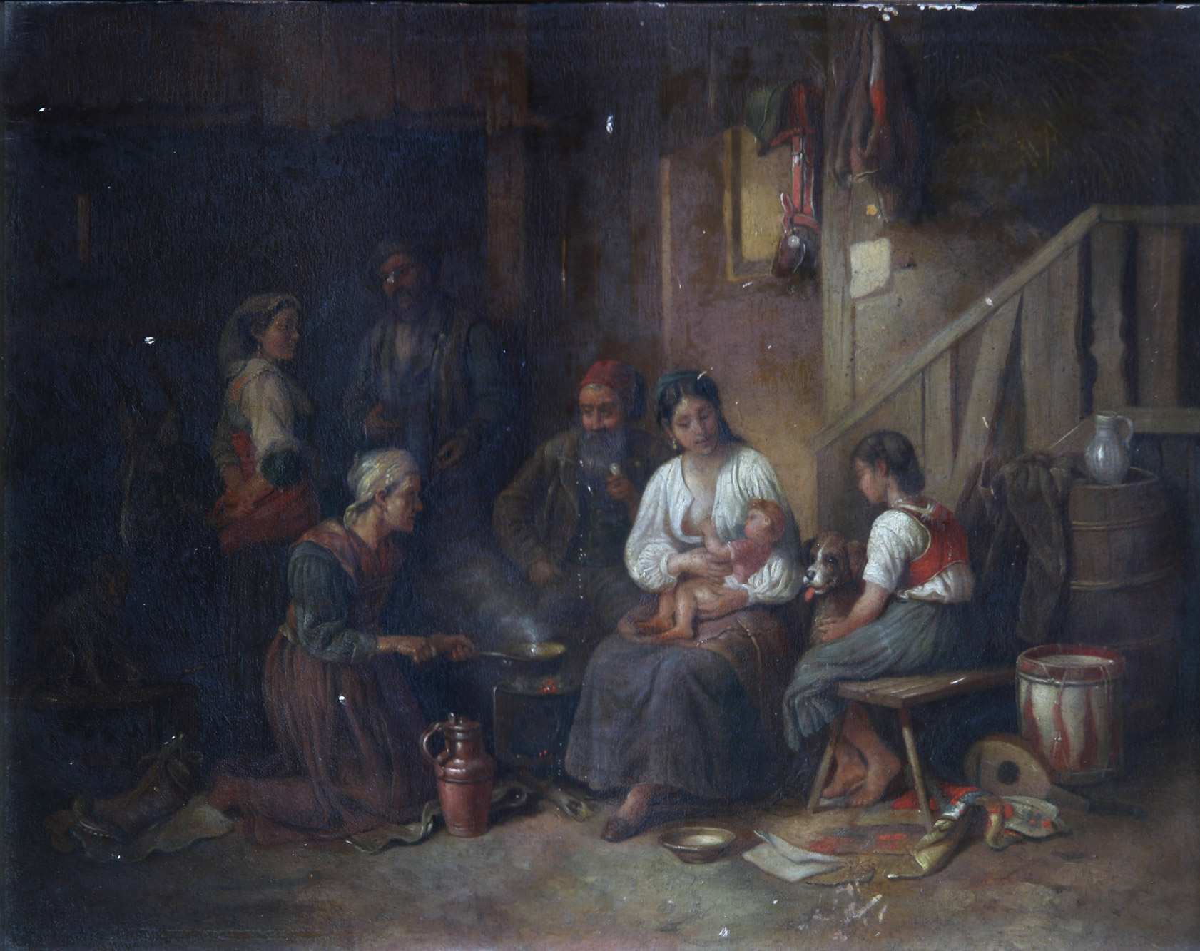 ANONIMO 'ESCENA DE INTERIOR'