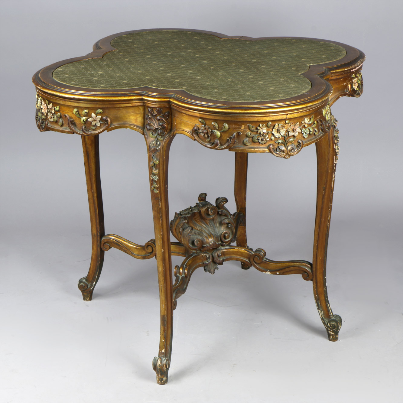 MESA ITALIANA EN FORMA DE TREBOL PARA CENTRO. MESA ITALIANA EN FORMA DE TREBOL PARA CENTRO.