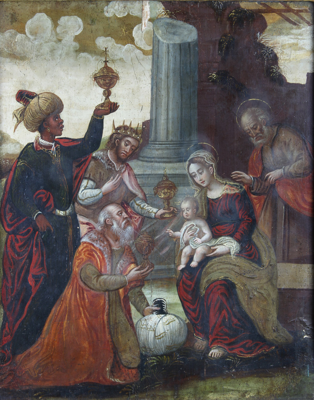 ANONIMO 'LA ADORACION DE LOS REYES' 