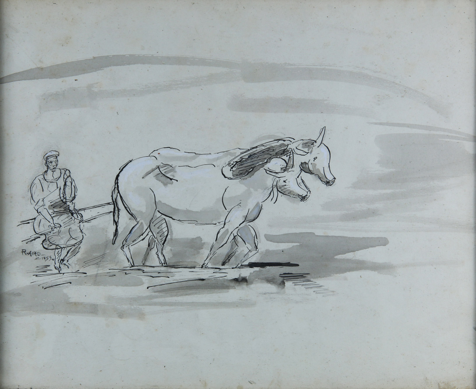 AYAD, Ragheb 'ARANDO CON BUEYES'