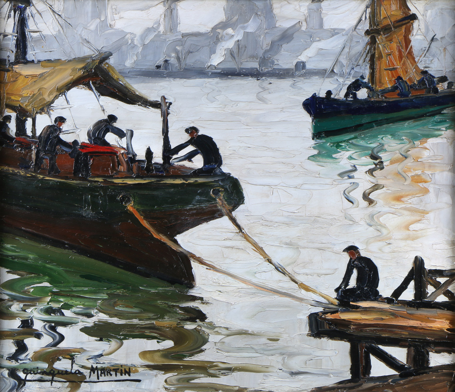 QUINQUELA MARTIN, Benito 'ATARDECER' 