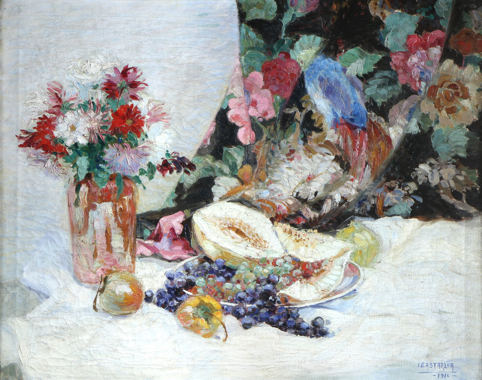 ASTARLOA, Ismael Eduardo 'COMPOSICION CON FLORES Y FRUTOS' ASTARLOA, Ismael Eduardo 'COMPOSICION CON FLORES Y FRUTOS'