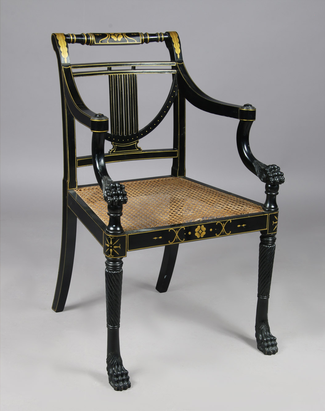  SILLON INGLES DE ESTILO REGENCY.