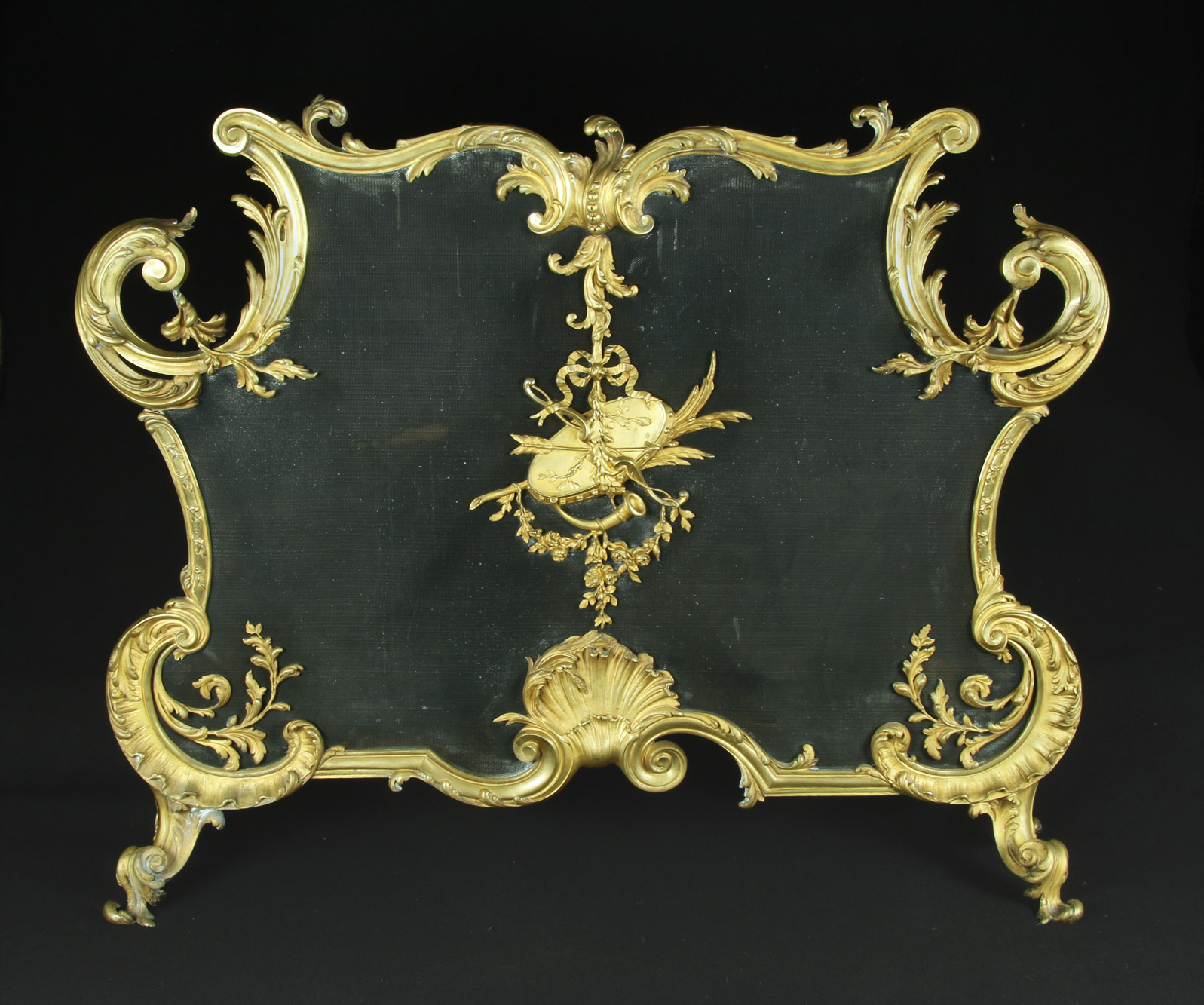  ANTIGUO FRENTE FRANCES ESTILO LUIS XV PARA CHIMENEA.