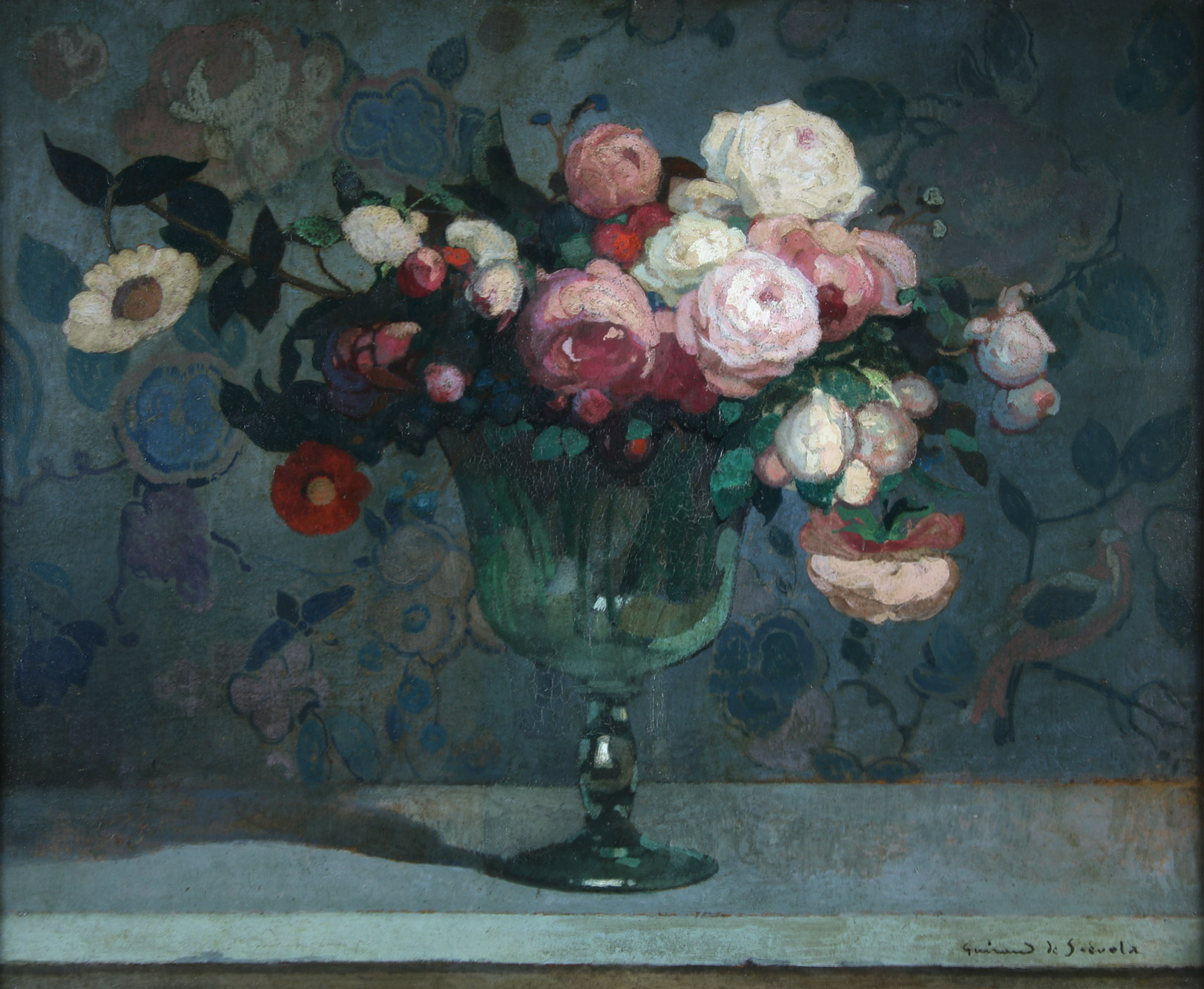 GUIRAND DE SCEVOLA, Lucien Victor 'VASE AUX FLEURS'