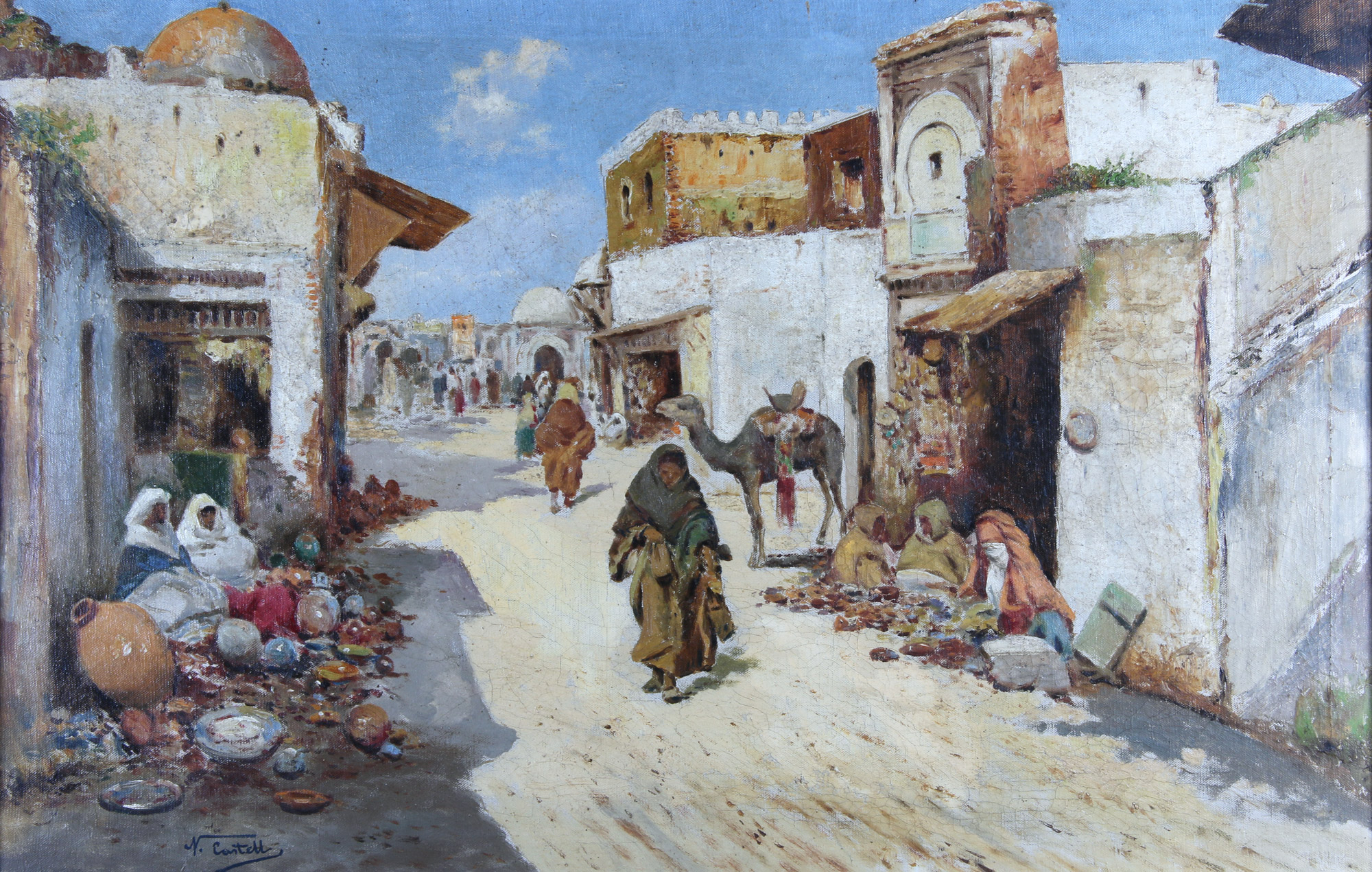  'CALLE DE UN PUEBLO ARABE' 