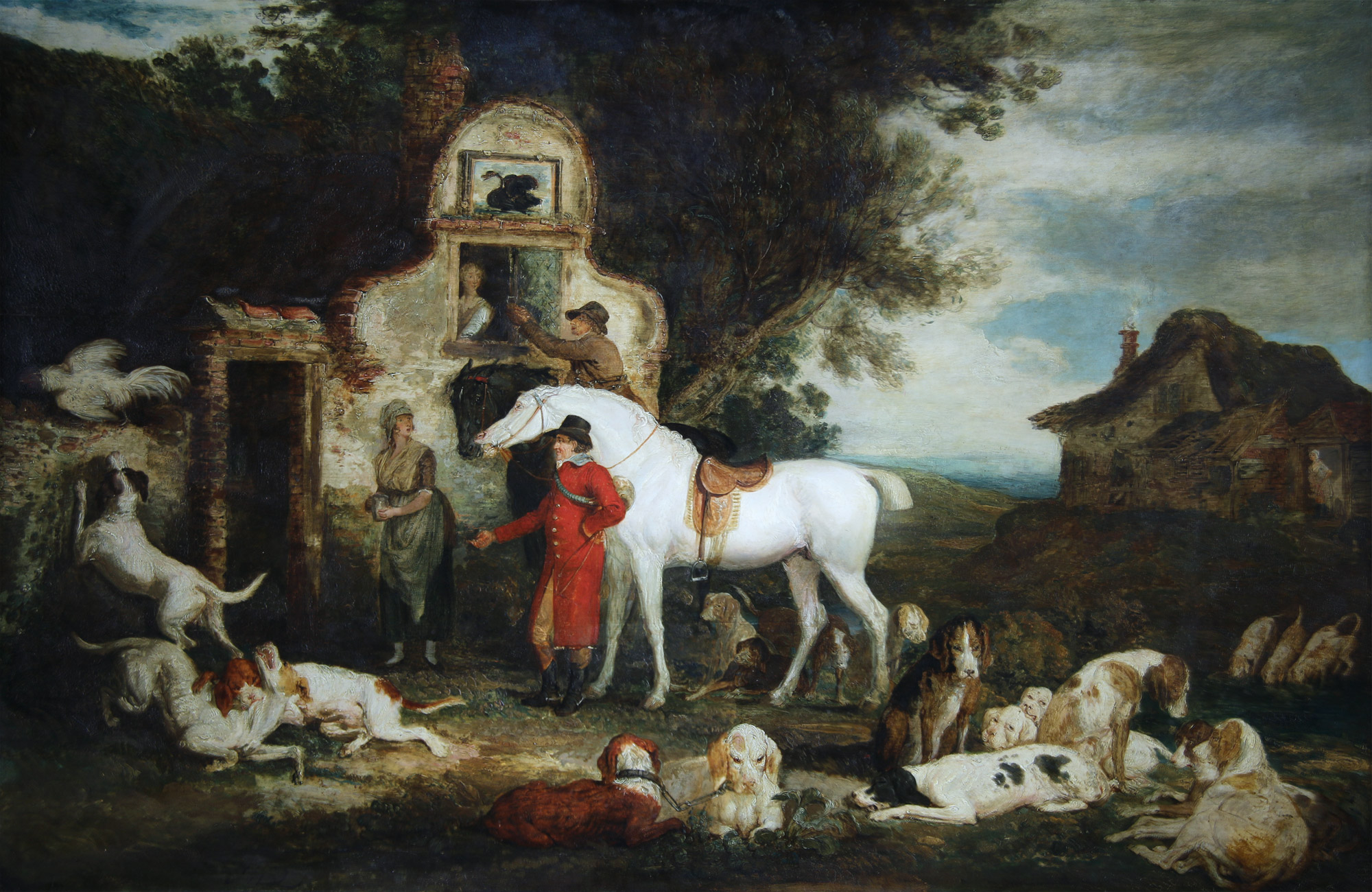 WARD, James 'HUNTSMEN OUTSIDE THE SWAN INN'
