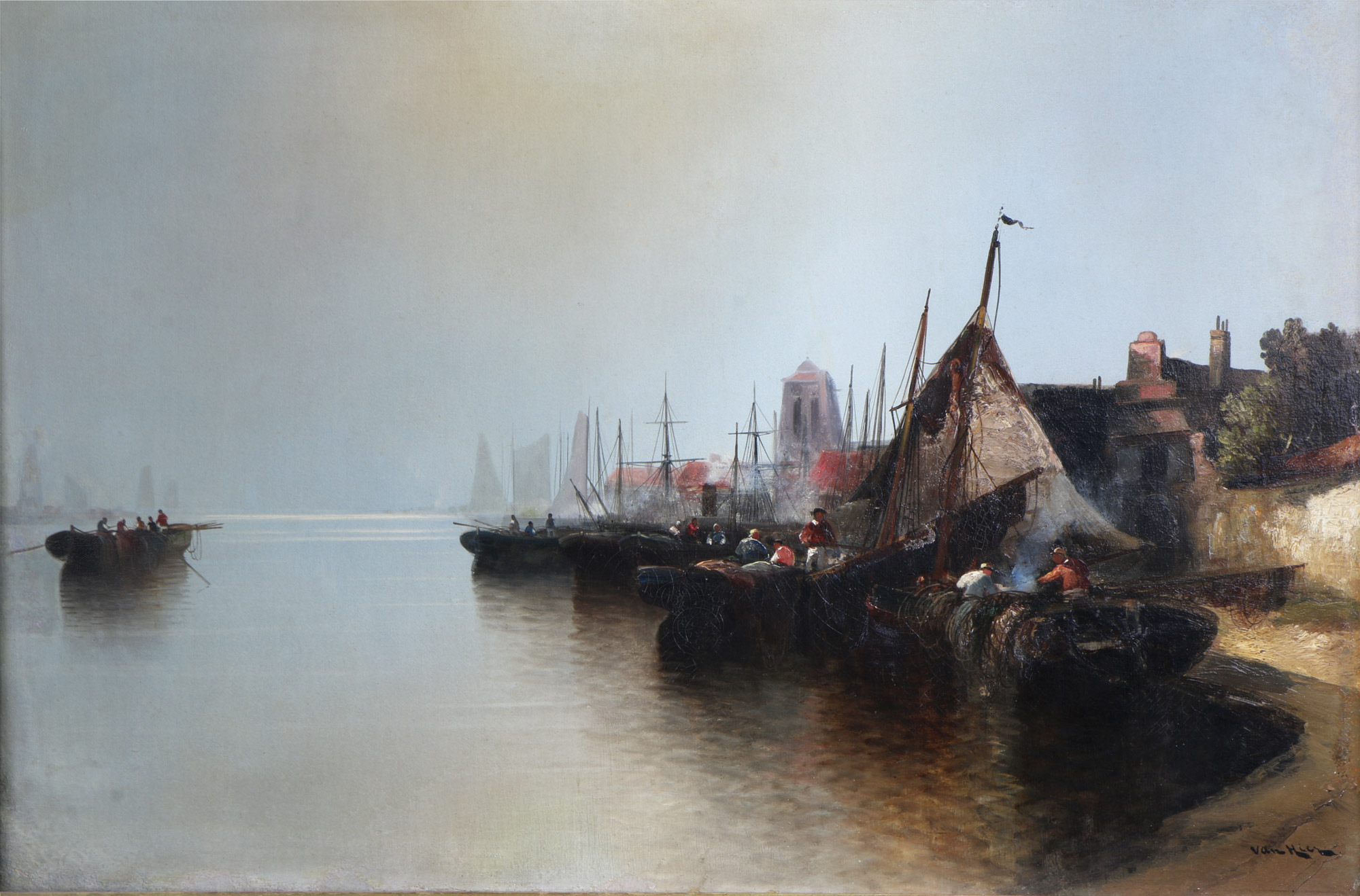 VAN HIER, Joachim 'ESCENA DE PUERTO' 