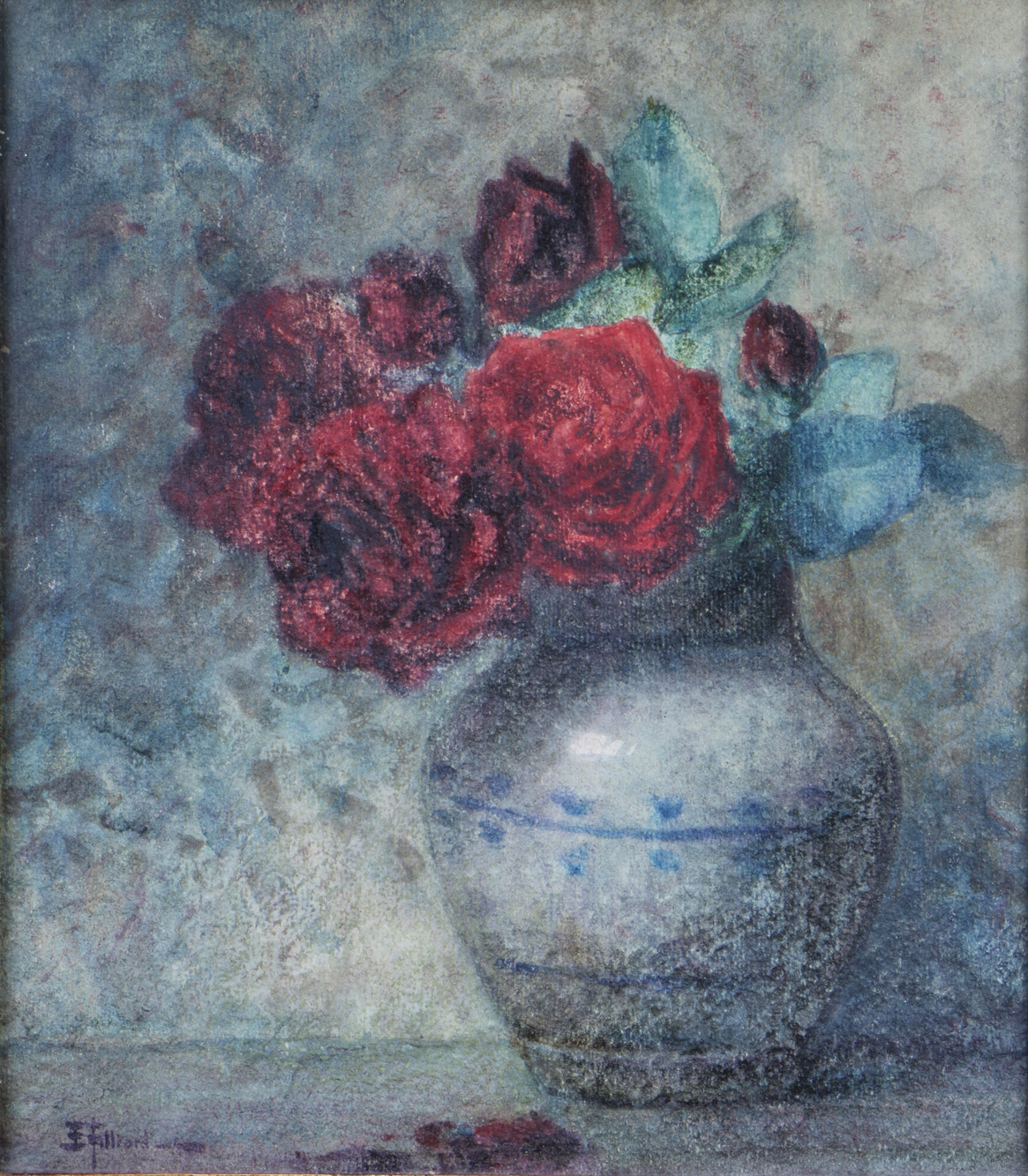 FILLIARD, Ernest  'VASO CON ROSAS' 