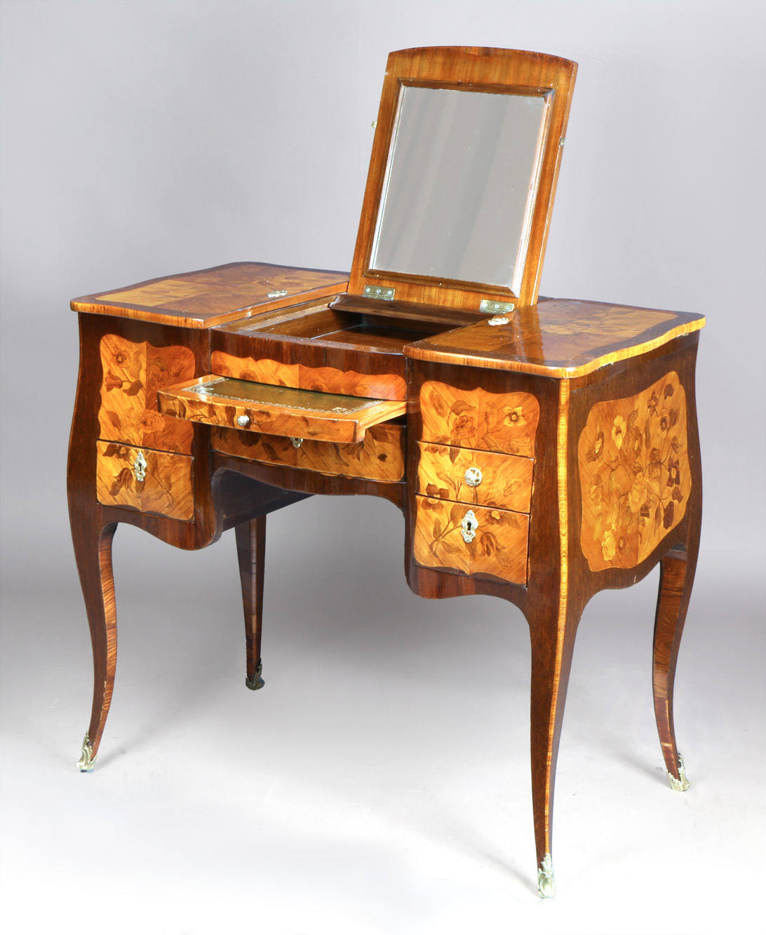  ANTIGUA POUDREUSE FRANCESA DE ESTILO LUIS XV.