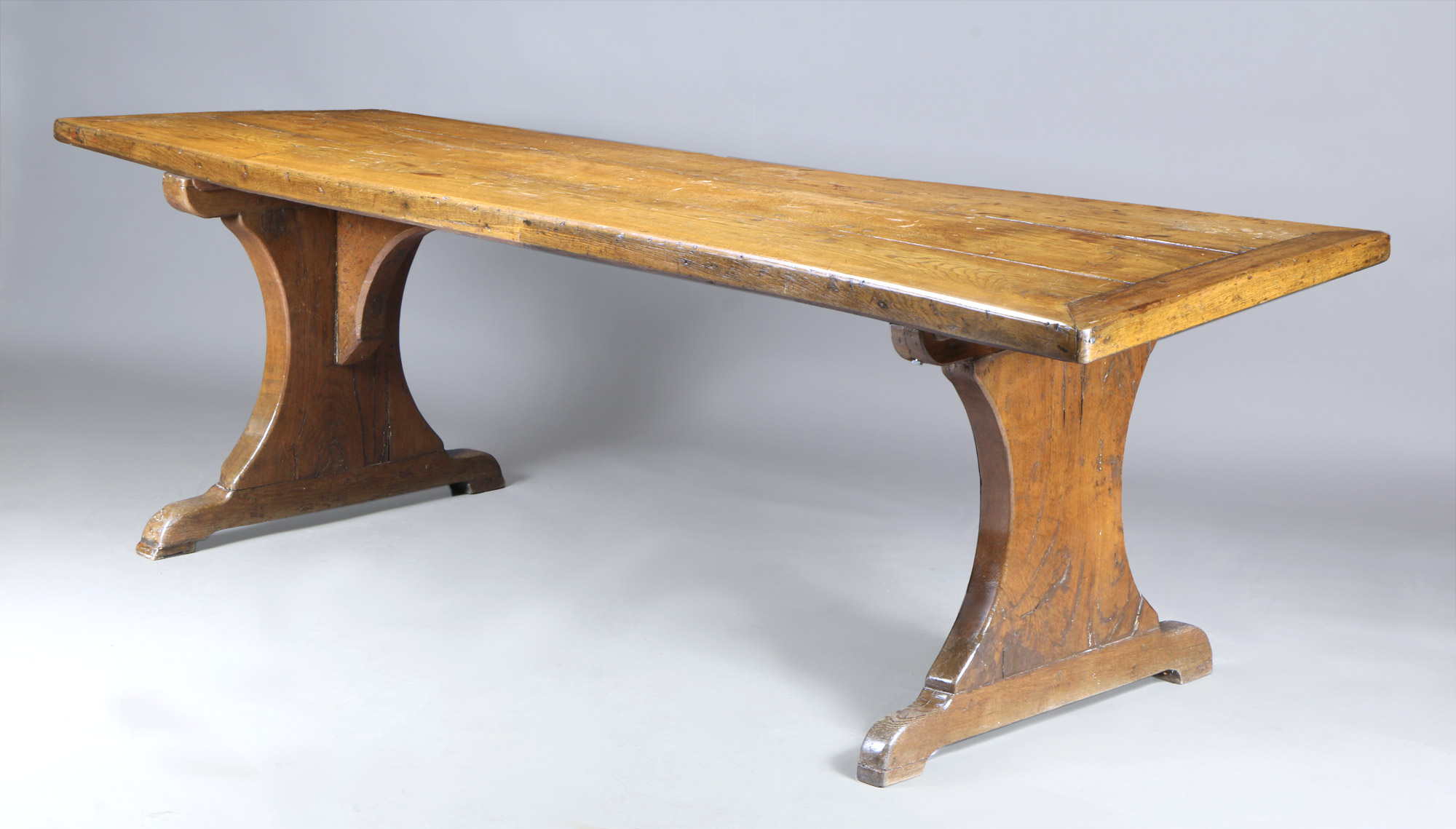  ANTIGUA MESA INGLESA PARA REFECTORIO DE FORMA RECTANGULAR. 