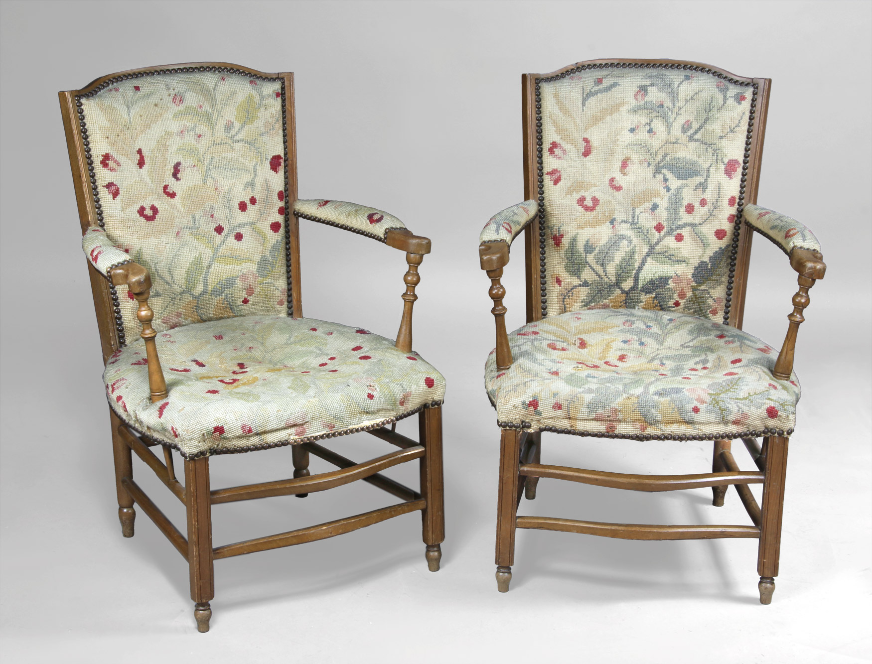  PAR DE PEQUEÑOS SILLONES FRANCESES PROVENZAL.