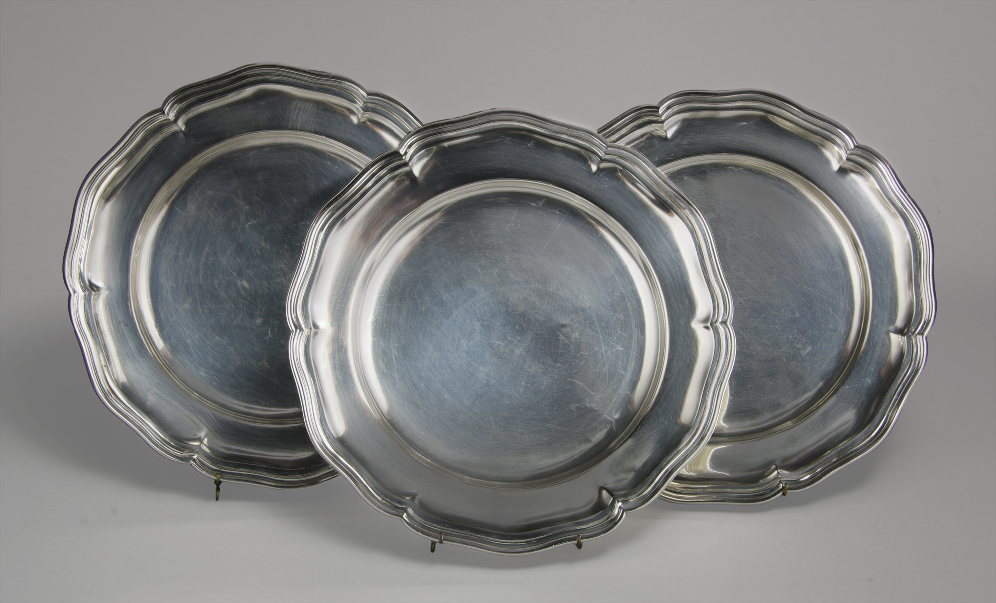  DOCE PLATOS NACIONALES DE PLATA 925 PARA SITIO. 