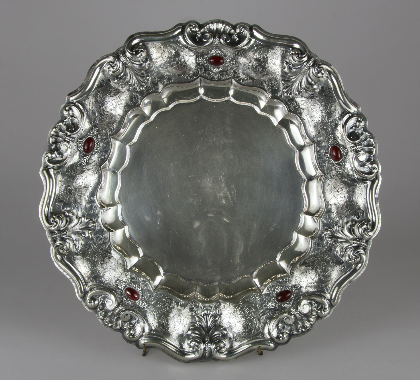  FUENTE CIRCULAR EUROPEA DE PLATA 800 SELLADA. 