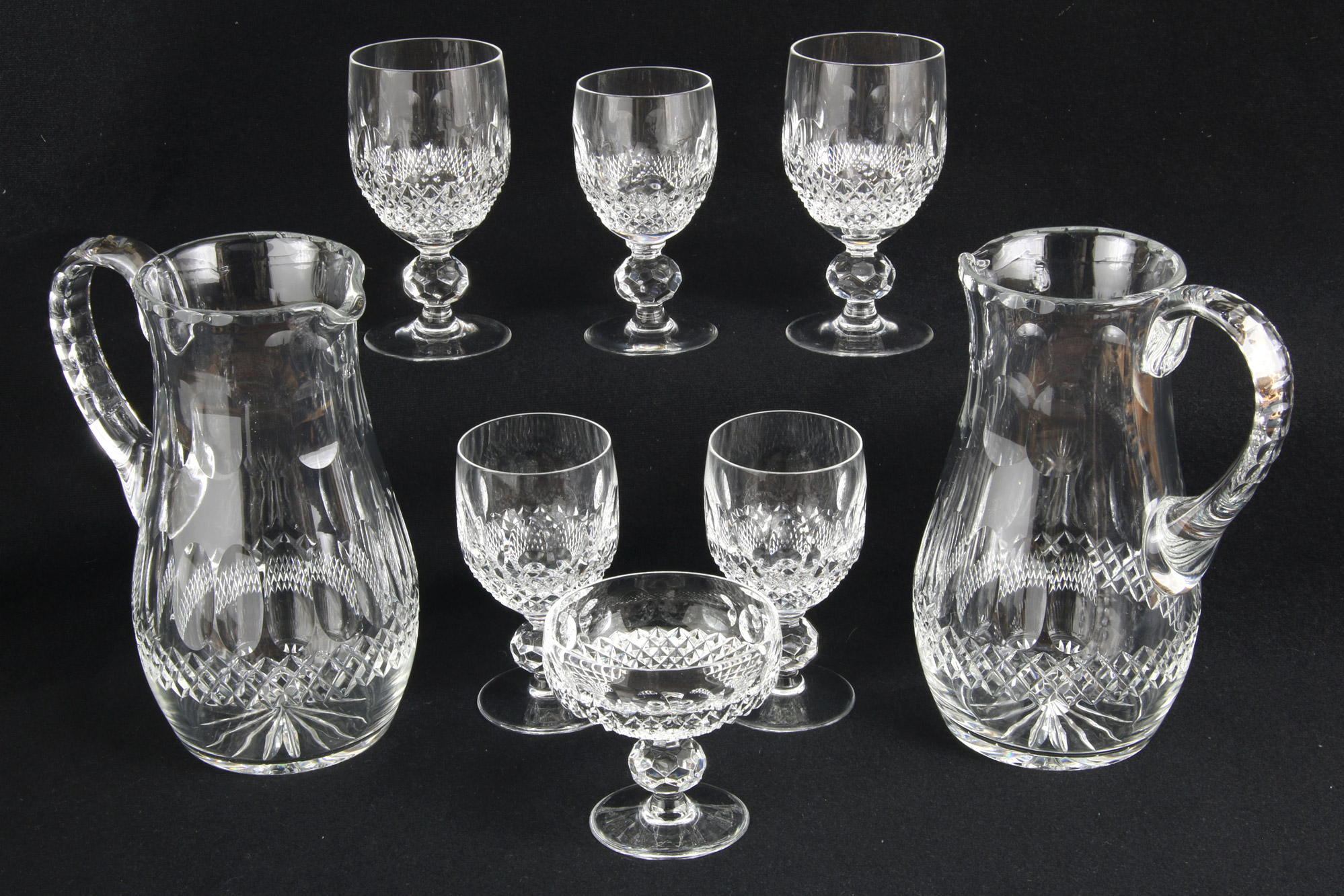  JUEGO DE COPAS DE CRISTAL INGLES SPODE SELLADO. 