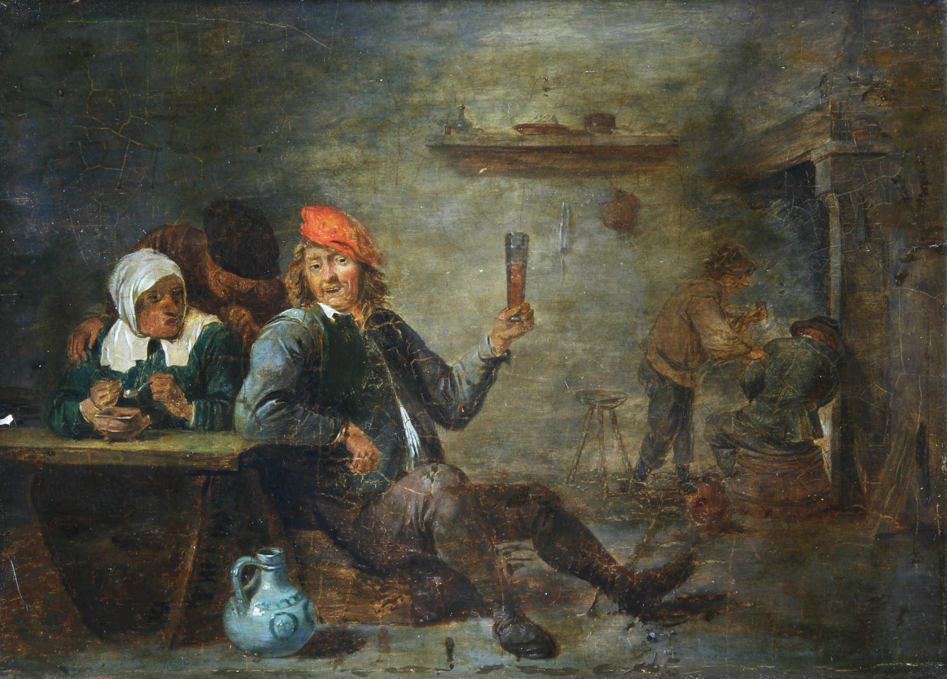 ANONIMO 'INTERIOR DE TABERNA' 