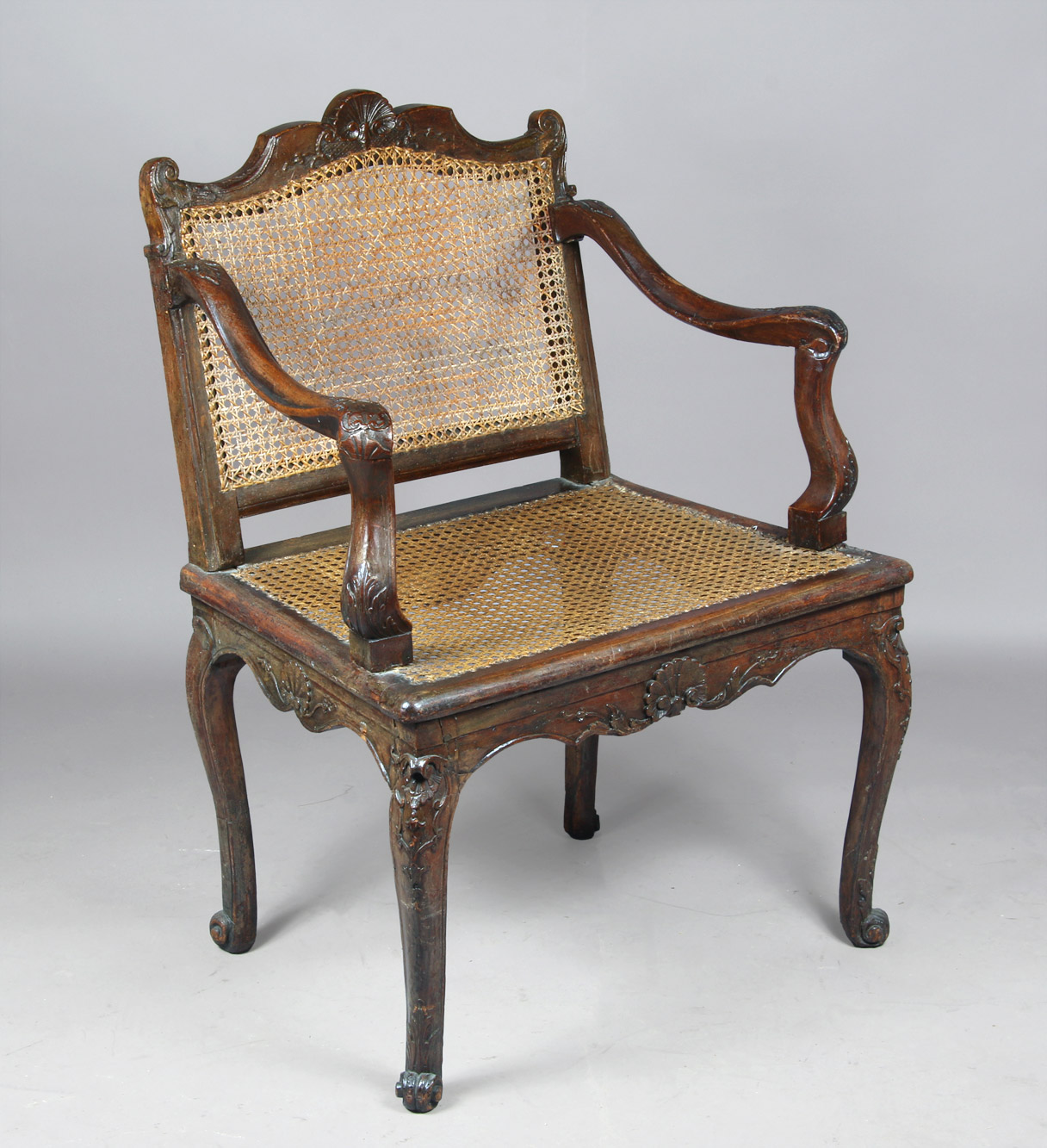  ANTIGUO SILLON FRANCES DE EPOCA REGENCE.