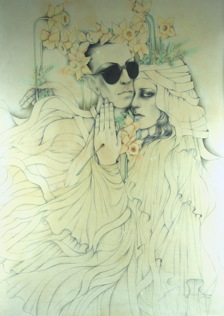 SCHUSSHEIM, Renata 'PAREJA CON FLORES'