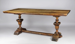 Lote 391: ANTIGUA MESA DE REFECTORIO ITALIANA SIGLO XVIII.  ANTIGUA MESA DE REFECTORIO ITALIANA SIGLO XVIII. 