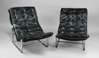 Lote 426: PAR DE BUTACAS 'ZORBA' AL ESTILO DE CHURBA. PAR DE BUTACAS 'ZORBA' AL ESTILO DE CHURBA.