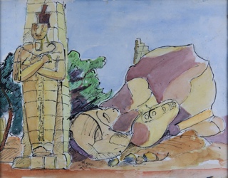 Lote 78: AYAD, Ragheb 'RAMESSEUM DE LUXOR'