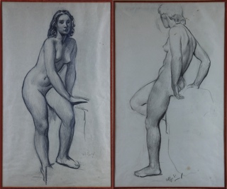 Lote 177: GUIDO, Alfredo 'DESNUDOS FEMENINOS'