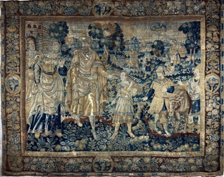 Lote 472: ANTIGUA TAPICERIA FLAMENCA DEL SIGLO XVIII ANTIGUA TAPICERIA FLAMENCA DEL SIGLO XVIII