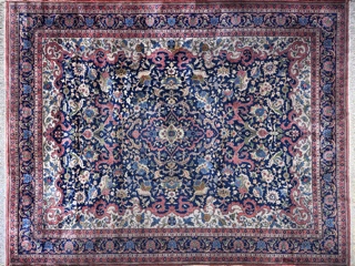 Lote 506: GRAN ALFOMBRA PERSA DE LANA TEJIDA A MANO.  GRAN ALFOMBRA PERSA DE LANA TEJIDA A MANO. 