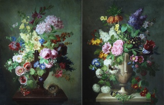 Lote 26: ALLAIN, Pauline 'VASOS CON FLORES' 