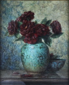 Lote 67: FILLIARD, Ernest  'VASO CON ROSAS'