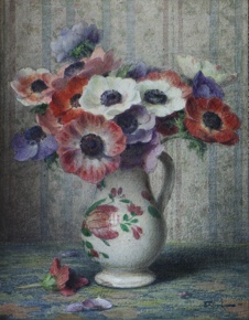 Lote 63: FILLIARD, Ernest  'JARRA CON ANEMONAS' 