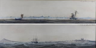 Lote 202: VIDAL, Emeric Essex 'CITY OF BUENOS AYRES' 'CITY OF MONTE VIDEO' 