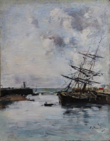 Lote 9: BOUDIN, Eugène 'MARINA'