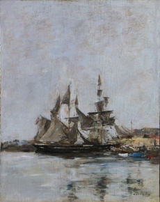 Lote 10: BOUDIN, Eugène 'MARINA'