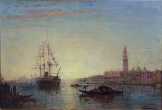 Lote 72: CALDERON, Charles Clement 'VENECIA-GRAN CANAL' 