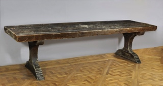 Lote 218: GRAN MESA RUSTICA ANTIGUA DE REFECTORIO SIGLO XIX. GRAN MESA RUSTICA ANTIGUA DE REFECTORIO SIGLO XIX.