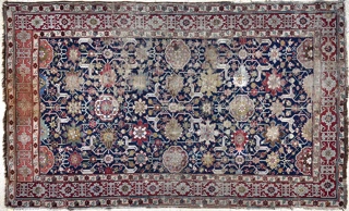 Lote 485: ANTIGUA ALFOMBRA CAUCASICA 'KABISTAN'DE LANA TEJIDA A MANO. ANTIGUA ALFOMBRA CAUCASICA 'KABISTAN'DE LANA TEJIDA A MANO.