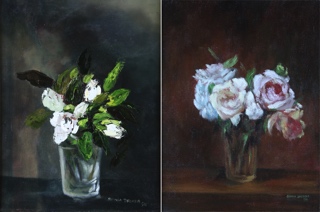 Lote 191: DECKER, Sonia 'VASOS CON FLORES' 