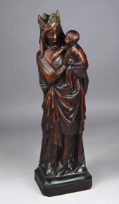 Lote 797: MAHLKNECHT, Virgilio 'VIRGEN MORENA CON NIÑO' 