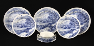 Lote 960: JUEGO DE LOZA INGLESA WOOD PARA MESA.  JUEGO DE LOZA INGLESA WOOD PARA MESA. 