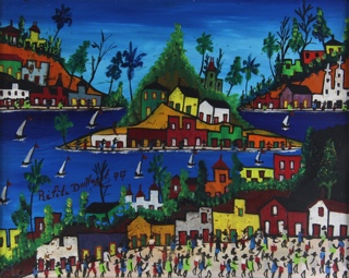 Lote 194: DUFFAUT, Préfète 'VILLE IMAGINAIRE'